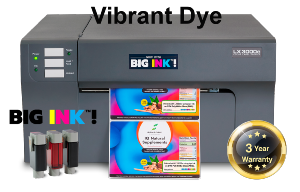 LX3000e ultra high quality 8 inch (203mm) wide DYE best for colour vibrancy - latest bulk ink tank model photo quality colour label printer 