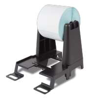 DTM FX510e Roll holder enables our larger rolls to be used with small roll printers
