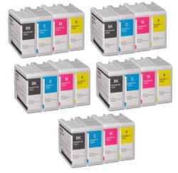 Bulk Deal - 5 sets (20 inks) (80ml each tank ) for the Epson C6000 / C6500 printers