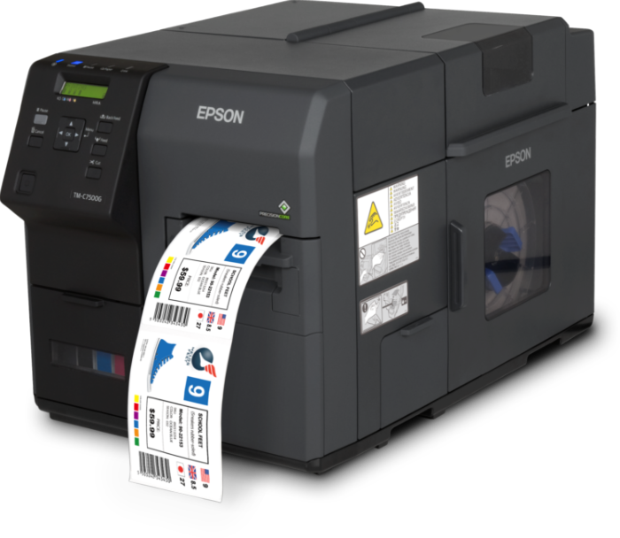 Epson C7500G 4" High Speed Colour Inkjet Label Printer  Free 12 months on-site warranty. Call 01527 529713