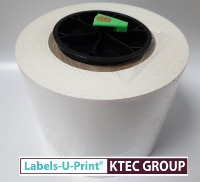 White matt ink poly advanced roll for LX610e 125mm x 47M