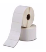 XJetF White ink jet Polypropylene label - rubber permanent adhesive - white glassine liner