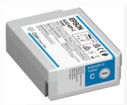 CYAN Pigment Ink Cartridge (50ml) for the Epson C4000 BEST FOR GLOSS OR MATT LABELS