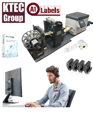 OKIPRO-1040-PRINTER , Our popular  'get you going' package deal with free Bartender software, free Labels, free set-up help, free 3 year warranty, more options available.