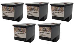 5 PACK  ULTRA DYE INK extra black and vibrant colours LX600e LX610e LX910e 5 piece