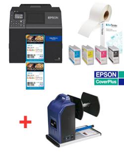 Best package deal - Epson ColorWorks C6000Ae - Rewinder + inks + software + on-site warranty 