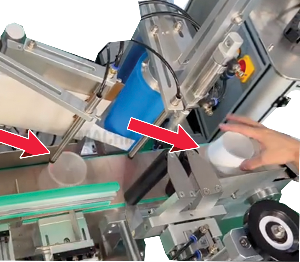 New - K020 Automatic Label Applicator Line for TAPERED POT containers