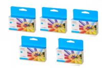 5 Pack Cyan Pigment Ink Cartridge (34ml) for the Primera LX1000e & LX2000e printer