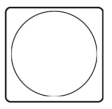 50mm Circular KJet High Gloss Paper Labels with bleed border