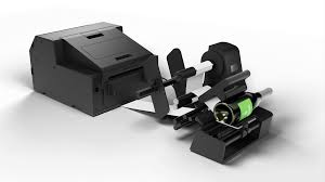 Epson C6000Ae + BOTLR colour label print and apply system, up to 4 inch wide label roll