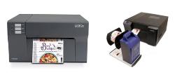  LX910e Photo quality colour label printer + RW7 winder