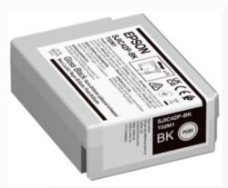 BLACK Pigment Ink Cartridge (50ml) for the Epson C4000 BEST FOR GLOSS OR MATT LABELS