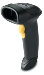 Barcode scanner reader black with stand